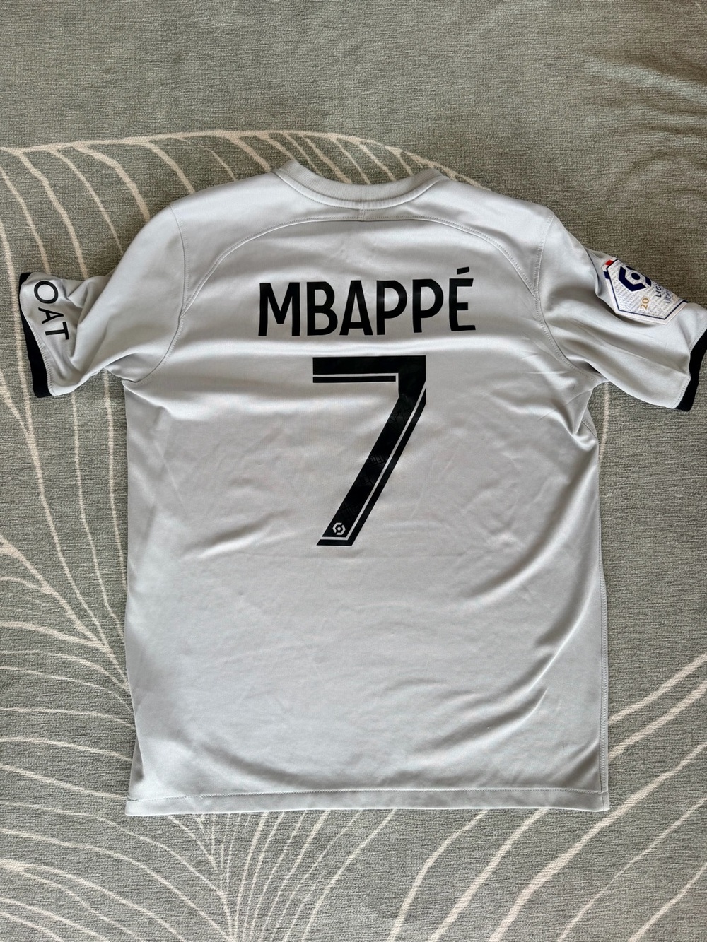 Jordan Men’s White & Black PSG Qatar Airways Jersey